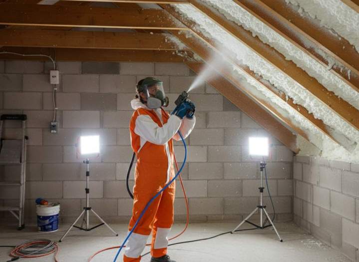 Isolation thermique combles Bron