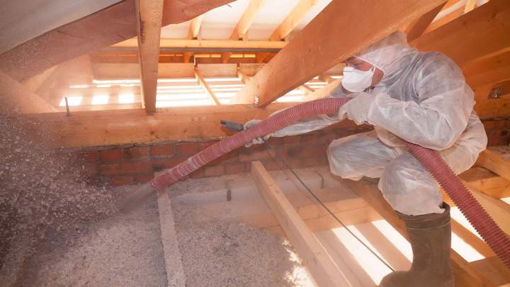 Isolation mousse polyuréthane projetée Bron